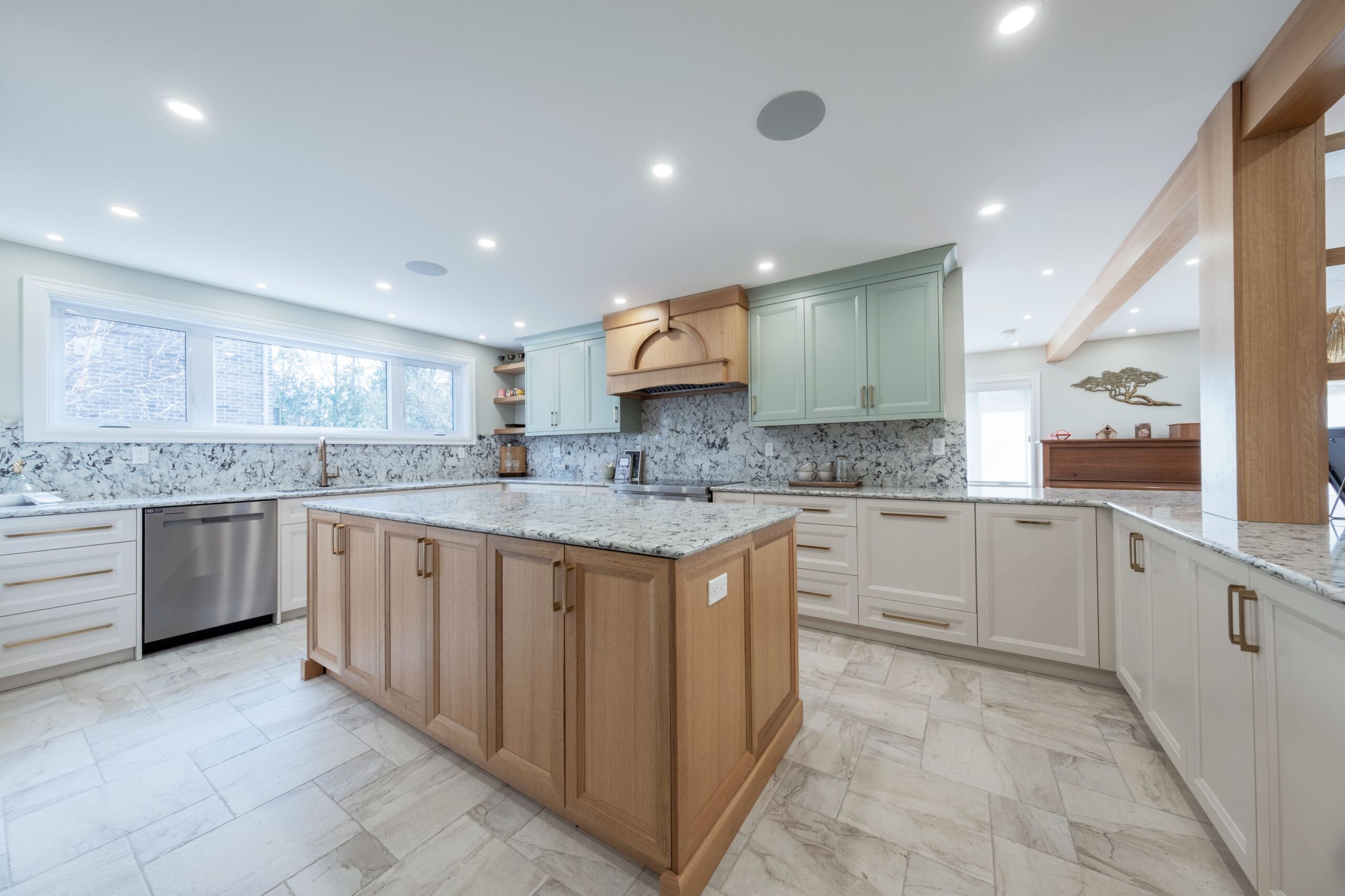 Custom kitchen built by Kaz Carpentry - St George project, London, Ontario